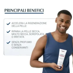 Eucerin Aquaphor Trattamento Riparatore - Crema viso e corpo per pelle secca e danneggiata - 220 ml
