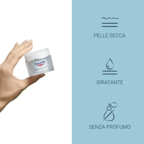 Eucerin Aquaporin Active Light - Crema viso idratante leggera per pelle secca - 50 ml