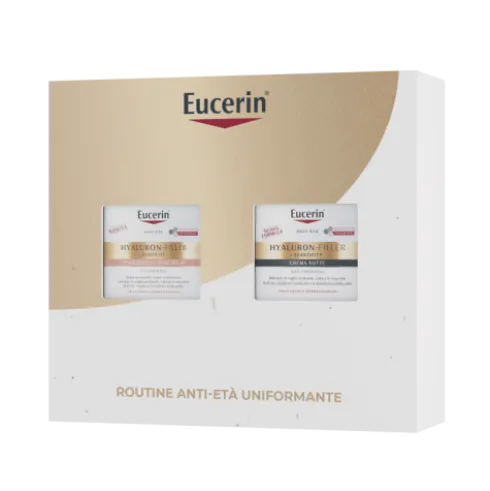 Eucerin Cofanetto di Natale 2025 Hyaluron Filler Elasticity Rosé - Crema viso da giorno SPF30 50 ml + Crema notte 50 ml
