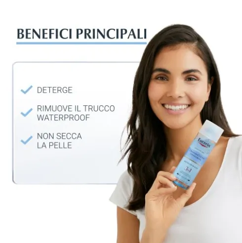 Eucerin DermatoClean Acqua Micellare - Detergente e struccante - 200 ml