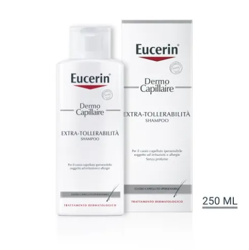 Eucerin DermoCapillaire Shampoo Extra Tollerabilità - Adatto per Il cuoio capelluto ipersensibile - 250ml
