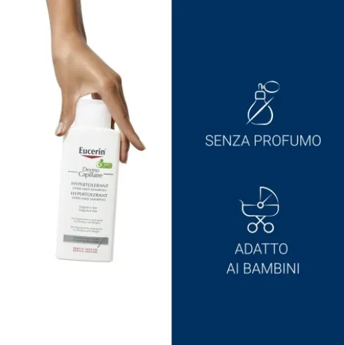 Eucerin DermoCapillaire Shampoo Extra Tollerabilità - Adatto per Il cuoio capelluto ipersensibile - 250ml