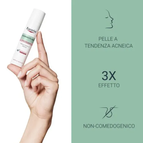 Eucerin Dermopurifyer Siero Tripla Azione - Siero anti macchie da acne, anti imperfezioni ed anti lucidità - 40 ml