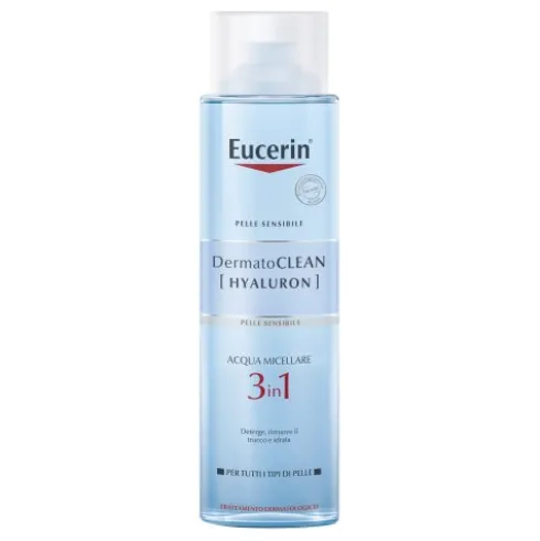 Eucerin DermotoClean Acqua Micellare 3 in 1 - Deterge, rimuove il trucco e idrata - 400 ml