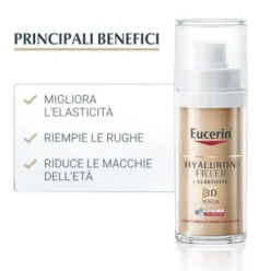 Eucerin Hyaluron Filler + Elasticity 3D Serum - Siero 3D antirughe - 30 ml