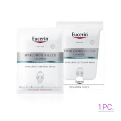 Eucerin Hyaluron Filler + 3X Effect Maschera Intensiva Antirughe - Maschera viso in tessuto per rughe sottili - 1 pezzo