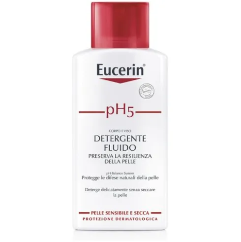 Eucerin pH5 Detergente Fluido Delicato per Pelle Sensibile 200 ml