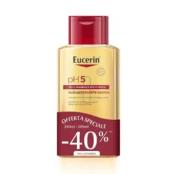 Eucerin pH5 Olio Detergente Doccia per Pelle Sensibile 2x200ml
