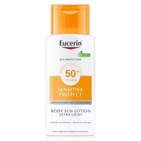 Eucerin Sun Lozione Extra Leggera SPF50 - Protezione solare molto alta per pelle normale - 150 ml