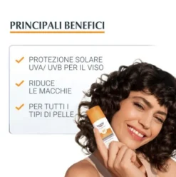 Eucerin Sun Pigment Control Tinted SPF50+ - Crema gel solare viso anti macchie - Colore medio - 50 ml