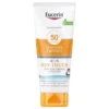 Eucerin Sun Sensitive Protect Kids Dry Touch Gel Crema SPF50+ - Protezione solare per bambini resistente all'acqua - 200 ml