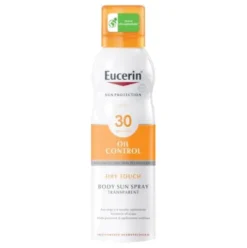 Eucerin Sun Spray Solare Spf30 - Spray solare trasparente tocco secco per corpo - 200 ml