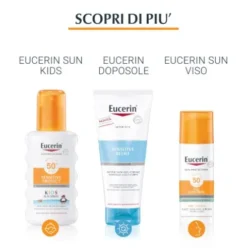 Eucerin Sun Spray Trasparente Corpo SPF50+ - Protezione solare molto alta per il corpo - 200 ml