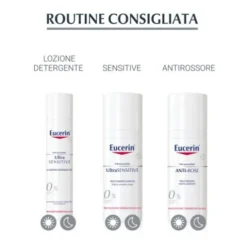 Eucerin Ultrasensitive Lozione Detergente - Dona immediato benessere alla pelle e allevia rossori - 100 ml