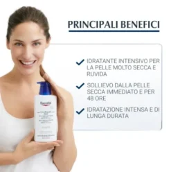 Eucerin UreaRepair Emulsione Intensiva con Urea al 10% - Crema per pelle estremamente secca, desquamata e con prurito - 400 ml