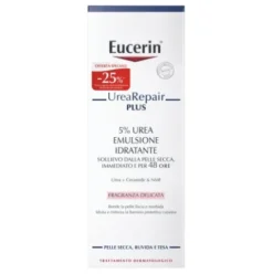 Eucerin UreaRepair Plus Emulsione Idratante con Urea 5% - Emulsione corpo per pelle secca, ruvida e tesa - 250 ml