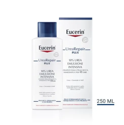 Eucerin UreaRepair Plus 10% Emulsione Intensiva - Trattamento corpo per pelle secca e desquamata - 250 ml