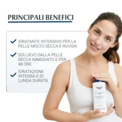 Eucerin UreaRepair Plus 10% Emulsione Intensiva - Trattamento corpo per pelle secca e desquamata - 250 ml