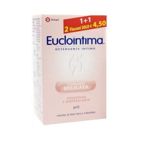 Euclointima Detergente Intimo 200 ml + Ricarica 200 ml