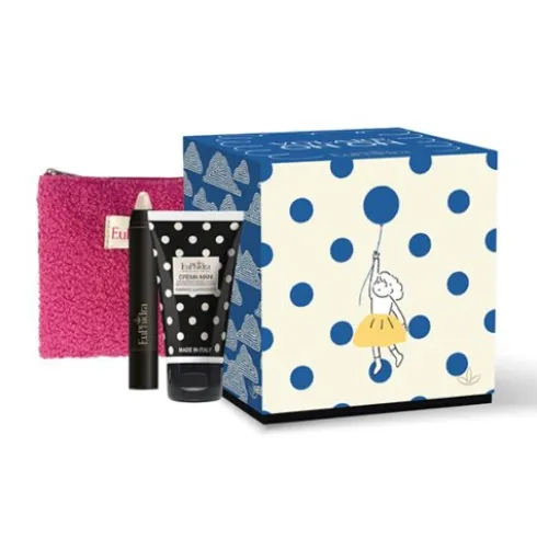 Euphidra Cofanetto di Natale Volare Oh Oh - Crema mani idratante 50 ml + Lip Balm Stilo + Beauty Pochette