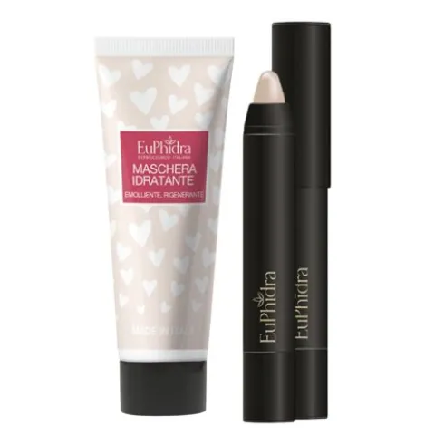 Euphidra Cofanetto di Natale L'altra Meta' della Mela - Maschera idratante viso 30 ml + Lip Balm Stilo