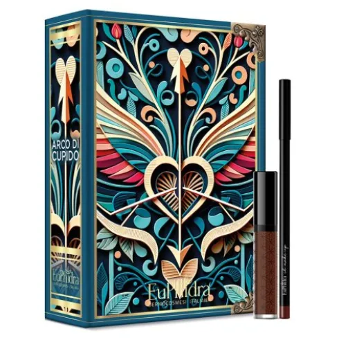 Euphidra Cofanetto di Natale Arco di Cupido - Matita labbra + Rossetto liquido 3 ml