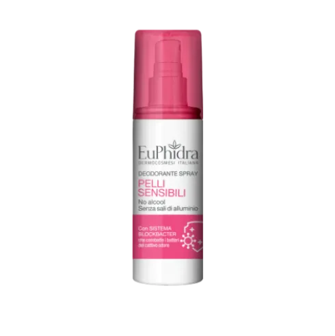 Euphidra Deodorante Spray - Adatto per pelli sensibili - 100 ml