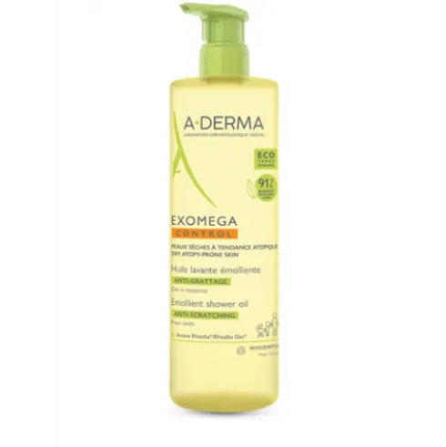 Exomega Control Olio 2 in 1 - Olio lavante emolliente per pelli secche a tendenza atopica - 500 ml