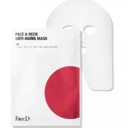 FaceD Face & Neck Anti-Aging Mask - Mascherà antietà per viso e collo - 1 maschera