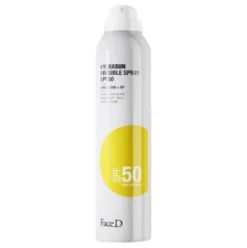 FaceD Hydrasun Invisible Spray Solare SPF50 - Protezione solare molto alta per viso e corpo - 200 ml