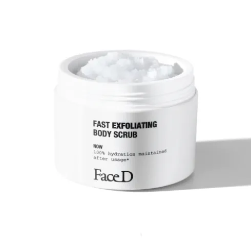 FaceD Scrub Corpo Esfoliante - Trattamento rigenerante a base di sali marini - 250 g
