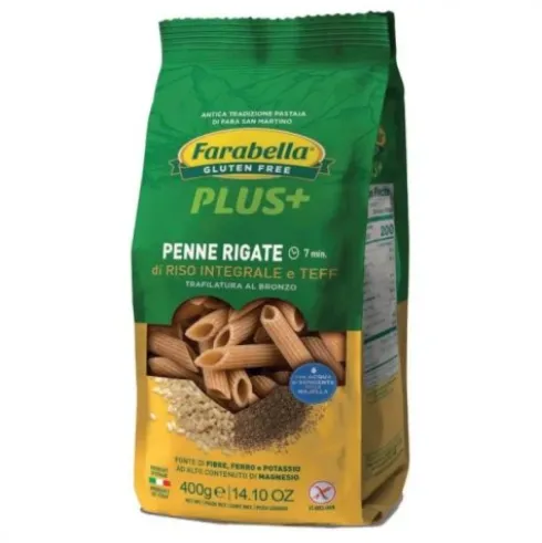 Farabella Penne Riso Integrale e Teff Senza Glutine 400g