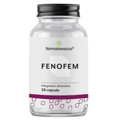Farmabarocco Fenofem Integratore Alimentare per Menopausa - 30 Capsule