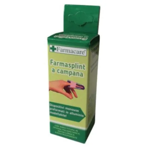 Farmacare Farmasplint Campana Media 12cm Stecca per Fratture Dita