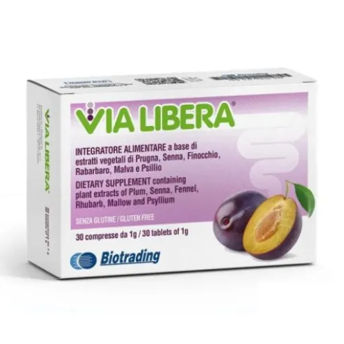Farmacia Guacci Via Libera Integratore per Regolarità Intestinale 30 Compresse