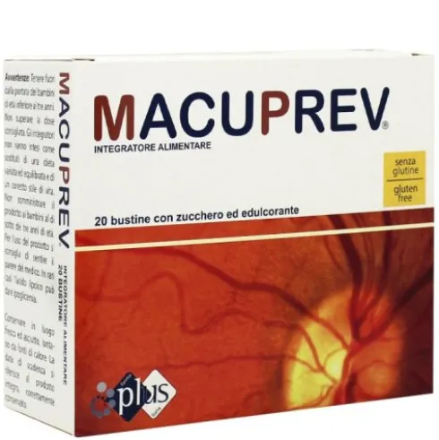 Farmaplus Macuprev Integratore Benessere Vista e Difese Immunitarie 20 Bustine