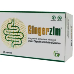 Fedisil Gingerzim Integratore Digestivo per Digestione - 30 Capsule