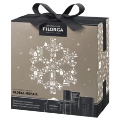 Filorga Cofanetto di Natale Global Repair - Crema antietà globale + Lozione rivitalizzante + Contorno occhi e labbra + Candela profumata