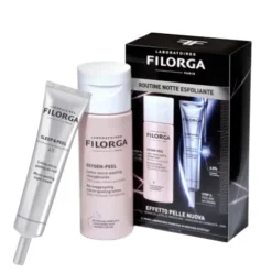 Filorga Routine Notte Esfoliante - Oxygen peel lozione micropeeling 150 ml + Sleep & Peel crema notte micropeeling 40 ml