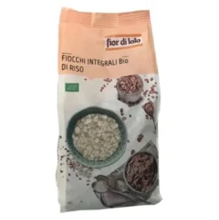 Fior di Loto Fiocchi di Riso Integrale Biologici ricchi di fibre 500g