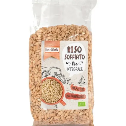 Fior Di Loto Riso Soffiato Integrale Biologico Fonte di Fibre 125g