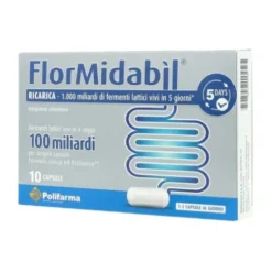 FlorMidabil Ricarica - Integratore alimentare a base di probiotici - 10 capsule