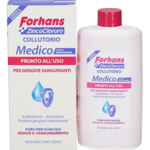 Forhans Collutorio Astringente Antisettico per Problemi Parodontali 250ml
