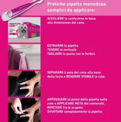 Frontline Tri-Act Cani da 2 a 5 kg - Pipette antiparassitarie Contro Parassiti Esterni E Insetti Volanti - 3 pipette monodose