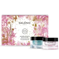 Galenic Cofanetto di Natale 2023 Diffuseur Beaute & Beaute Viso - Potenziatore di luminosità 50 ml + Beauté de Nuit Gel crono - attivo 15 ml
