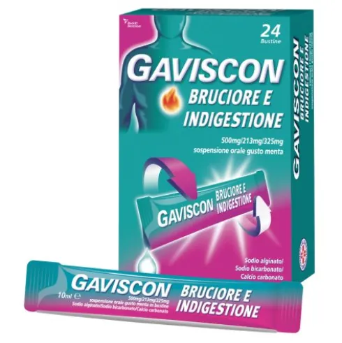 Gaviscon Bruciore E Indigestione 24 bustine