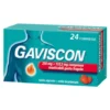 Gaviscon 24 Compresse Gusto Fragola 250mg+133,5mg