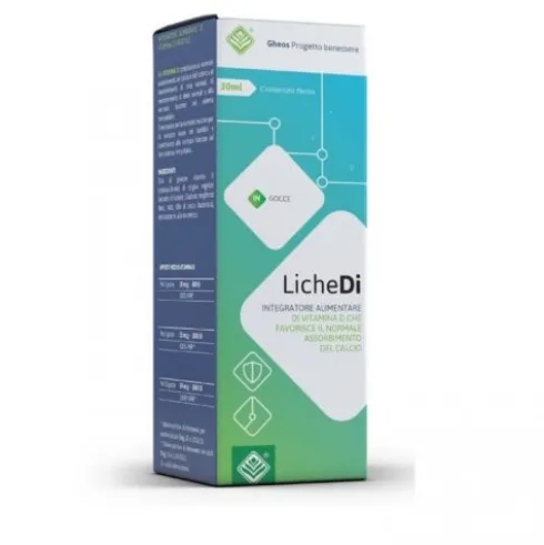 Gheos Srl Lichedi Integratore Alimentare Vitamina D in Gocce 30 ml