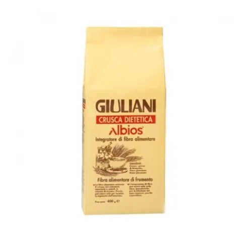 Giuliani Albios Crusca Integratore di Fibre Alimentari per Intestino 400g