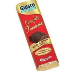 Giuliani Giusto Cioccolato Fondente Senza Zucchero Tavoletta 42 g